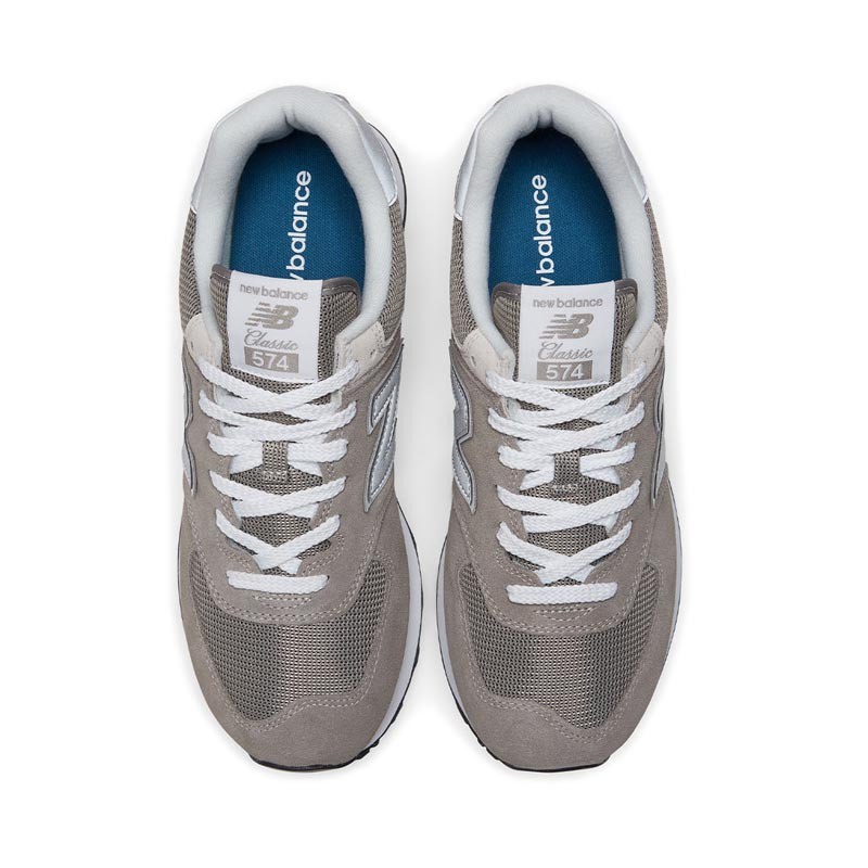 Giày Thể Thao New Balance 574 EVERGREEN Men's - Grey with White