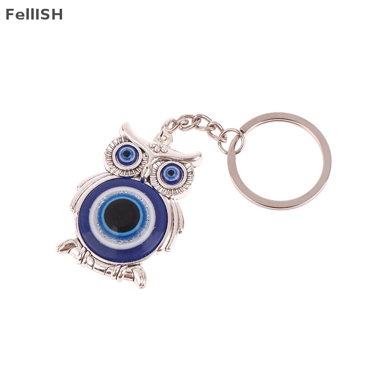 Móc Khóa Hình Cú Mắt Quỷ Xanh Thổ Nhĩ Kỳ Thời Trang 439br