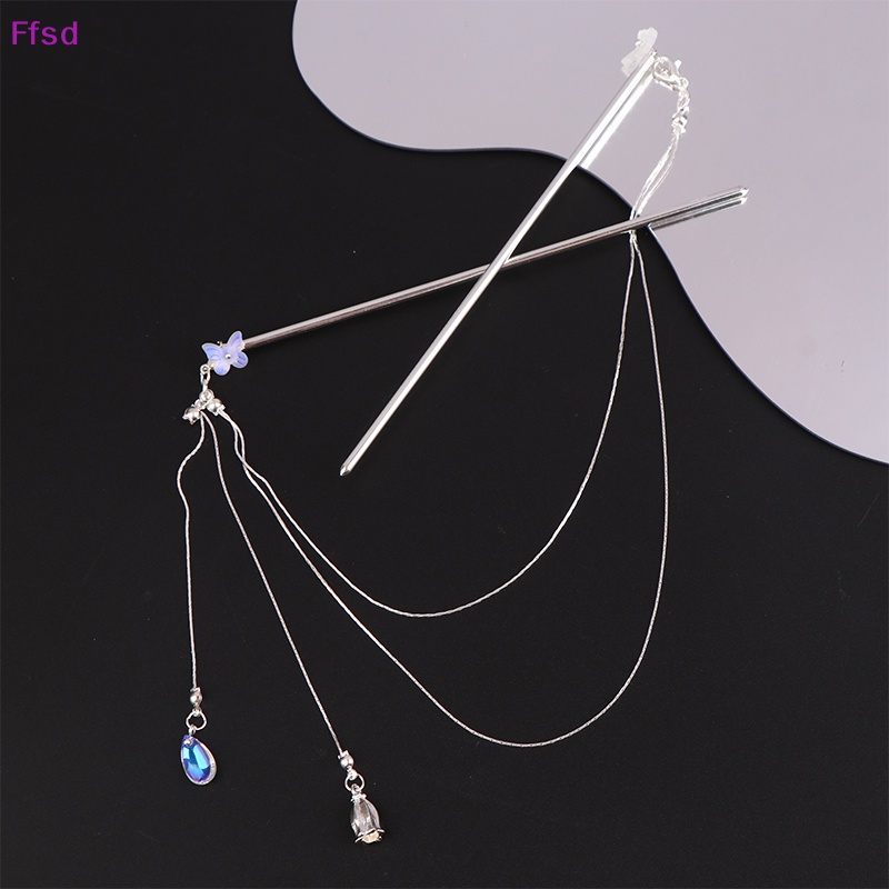 {Ffsd} Trâm Cài Tóc Hai Sợi Phong Cách Trung Hoa Cổ Điển * Bán Chạy