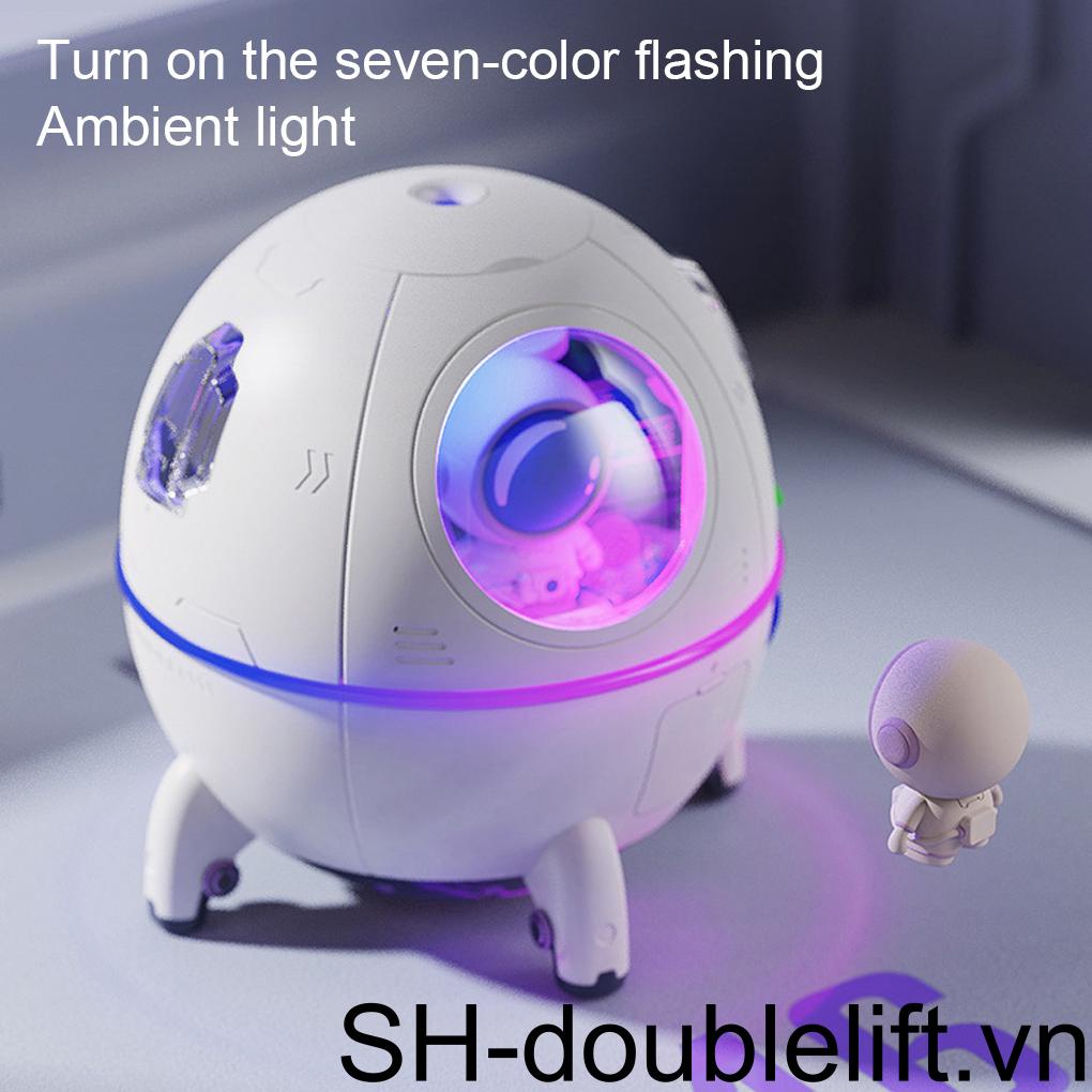 Máy Phun Sương Tạo Ẩm Không Khí Hình Tàu Không Gian Nhiều Màu Sắc Chống Rò Rỉ Dễ Thương Dành Cho Văn Phòng