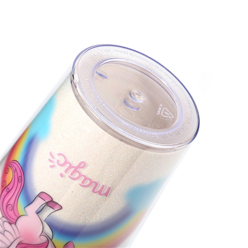 Cốc hút cốc cốc kem Kỳ Lân cốc quà tặng sinh nhật cốc nước trái tim cô gái cốc hai lớp okase