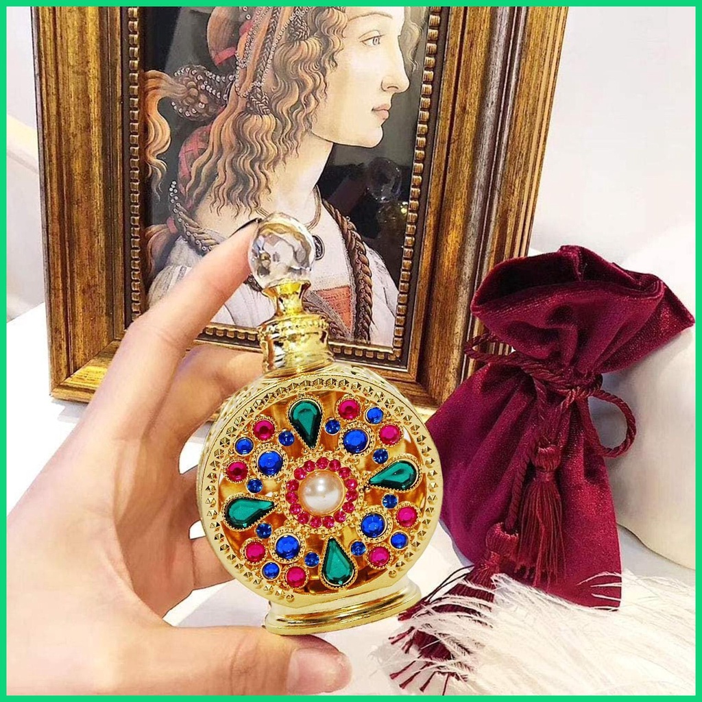 Chai Nước Hoa Dubai 15ml Bằng Kim Loại Cổ Điển Độc Đáo Cho Thanh Thiếu Niên / Bé Gái / Gia Đình jiwvn Jwvn