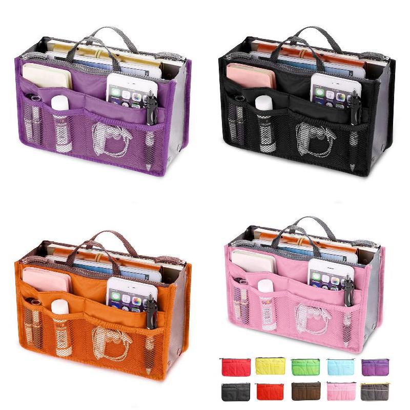 Túi Xách Nylon Nhiều Ngăn Đựng Đồ Trang Điểm Thời Trang Dành Cho Nữ