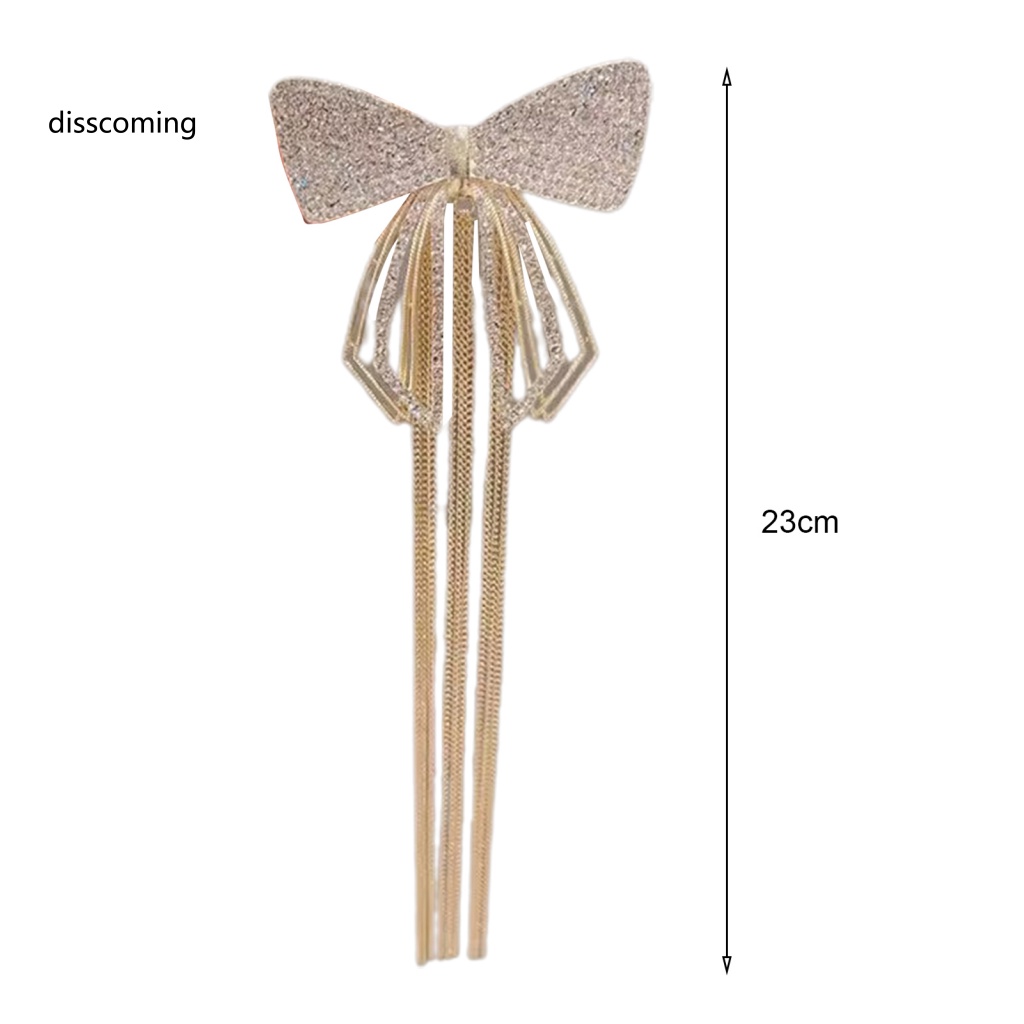 Băng Đô SL SL SL SL SL| Kẹp Tóc Nơ Tua Rua Đính Đá Lấp Lánh Cho Nữ