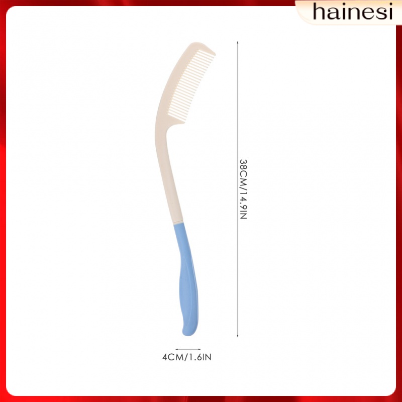 Lược Chải Tóc Mát Xa Da Đầu Bằng Nhựa Tay Cầm Cong Tiện Dụng