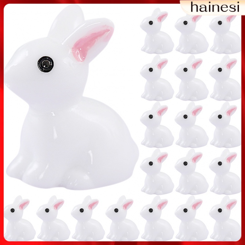 Set 40 Mô Hình Thỏ Mini Trang Trí Bánh Kem