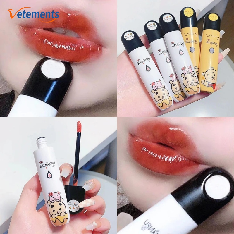 Son Bóng Dạng Lỏng Dưỡng Ẩm Lâu Trôi Chống Thấm Nước Mềm Mượt Không Dính Thành Cốc Tạo Hiệu Ứng Gương