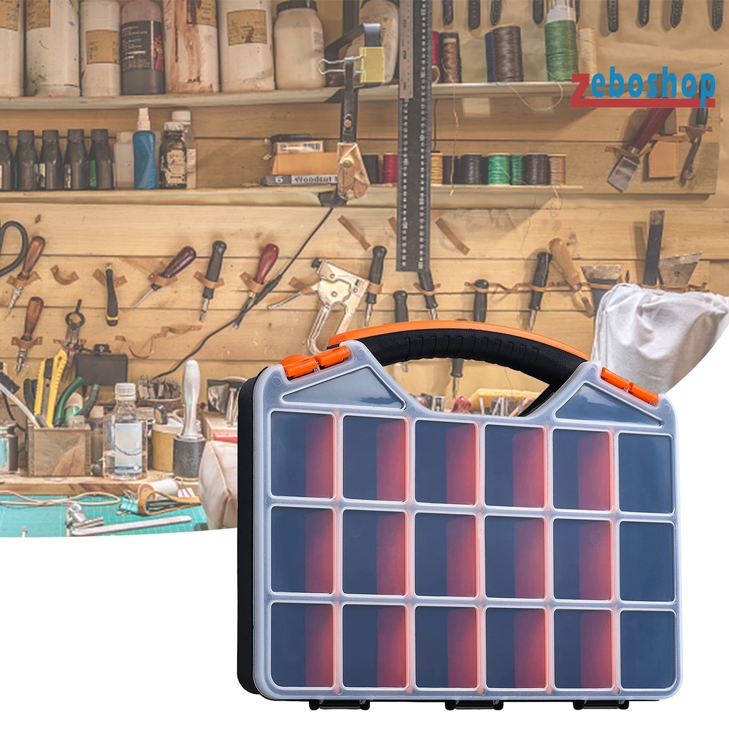 Hộp Đựng Dụng Cụ 18 Ngăn Bằng PP Tiện Dụng Cho Gia Đình