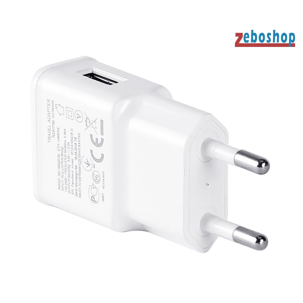 Cốc Sạc Một Cổng USB 5V 2A Tiện Dụng Mang Theo Du Lịch Cho Samsung Huawei
