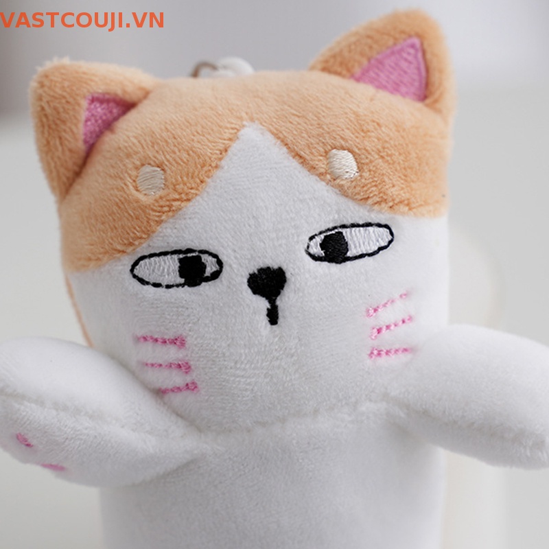 Móc Khóa Hình Mèo Nhồi Bông Đáng Yêu