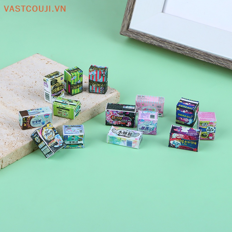 Hộp Khăn Vệ Sinh Mini Trang Trí Nhà Búp Bê Cho Bé Gái
