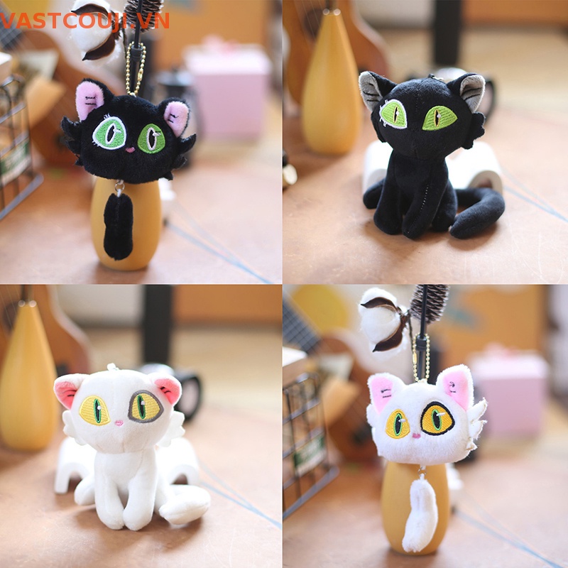 Móc Khóa Hình Mèo Nhồi Bông Đáng Yêu