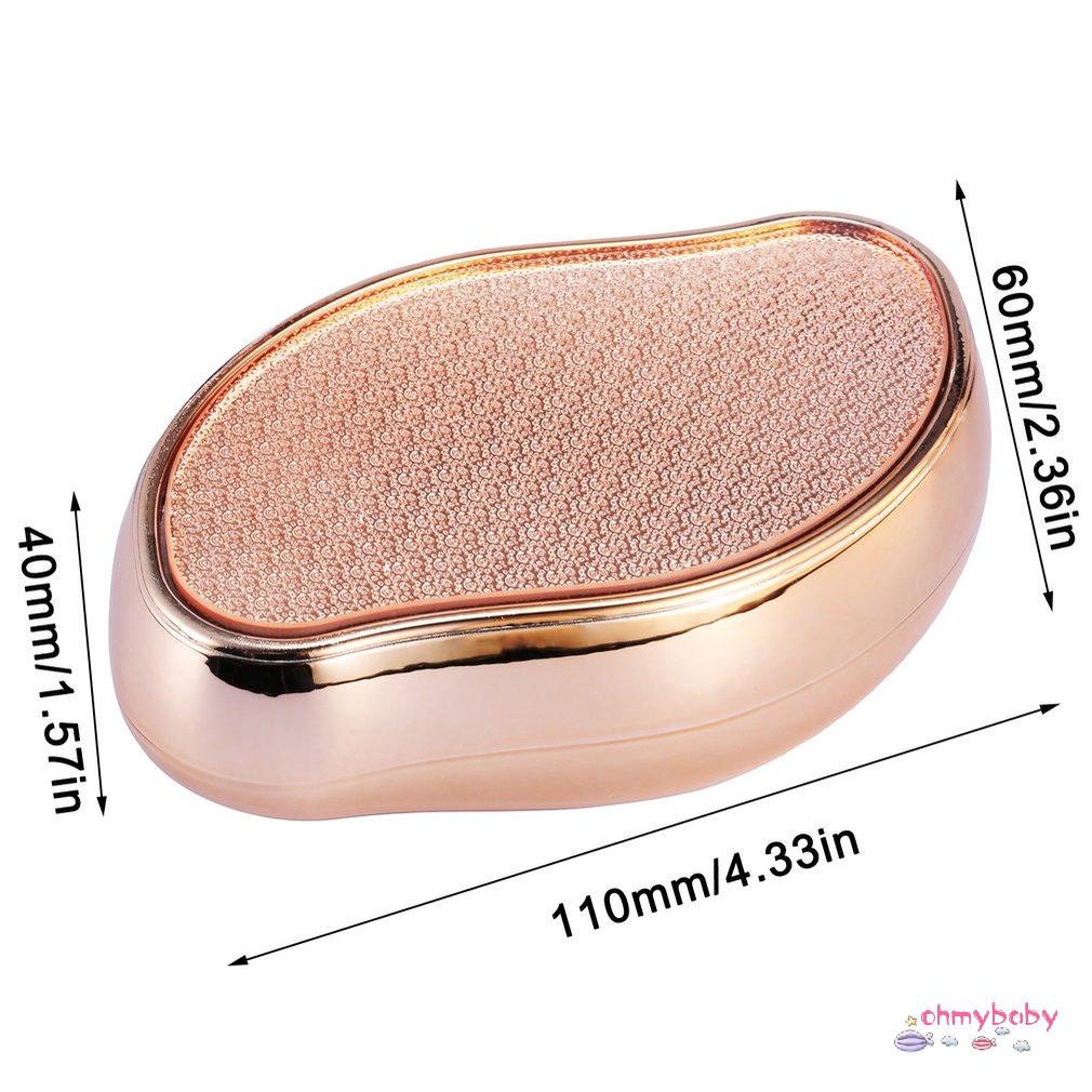 [InStock] Máy Cạo Râu Bằng Tay Có Thể Tái Sử Dụng Nano Kính Lông Và Chân Loại Bỏ Vết Chai Da Chết Gót Mài [Z/16]