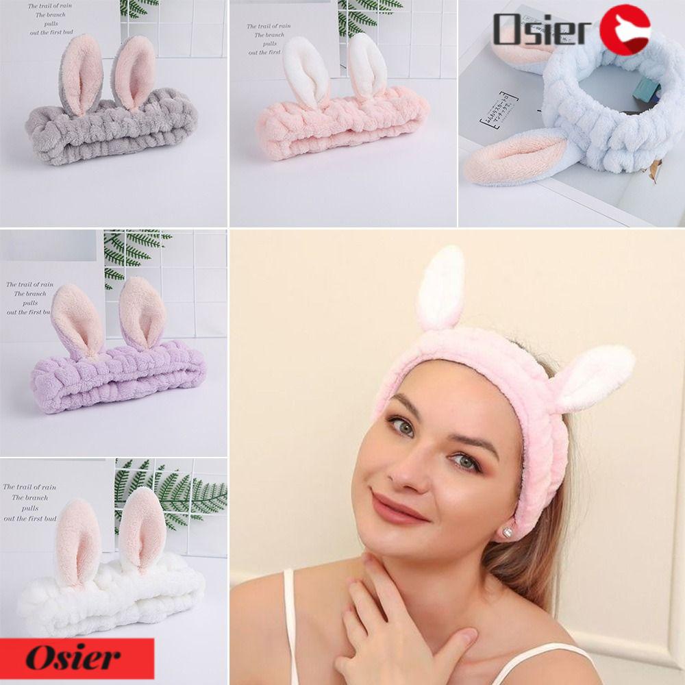 1 Băng Đô Cài Tóc Vải Lông Cừu San Hô Dùng Rửa Mặt / Tập Yoga