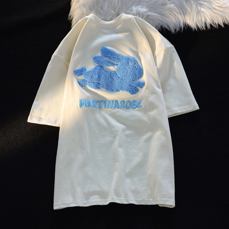 Áo Thun Tay Ngắn Chất Liệu 100% Cotton Cao Cấp Thời Trang Theo Phong Cách Hàn Quốc Cho Nữ