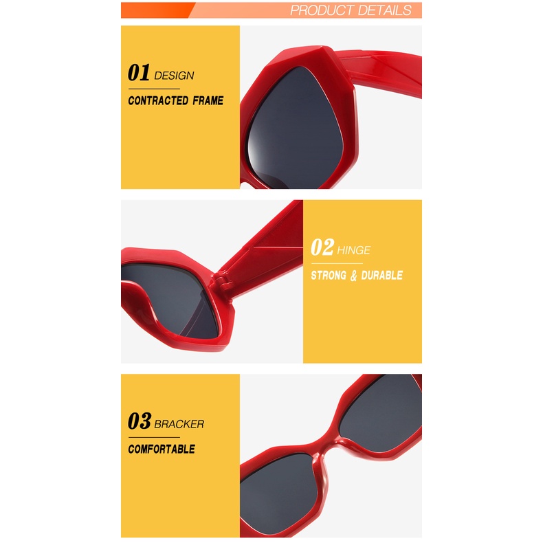 Kính Mát Oversized Chống Tia UV Sự Bảo Vệ