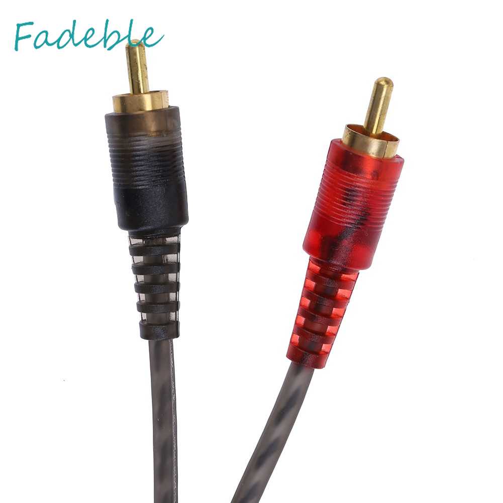 1 Dây Cáp 27cm 1 RCA Sang 2 RCA Cho Hệ Thống Âm Thanh Xe Hơi