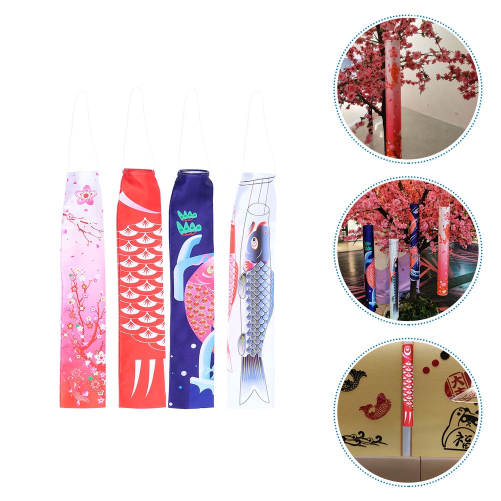 Set 4 Đôi Tất Gió Trang Trí Xe Hơi Phong Cách Nhật Bản