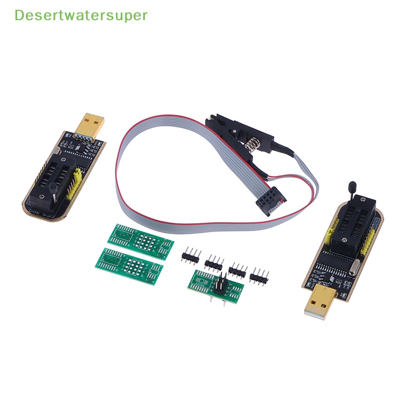 Mô Đun Lập Trình CH341A / CH341B 24 25 Series EEPROM Flash BIOS Có Kẹp