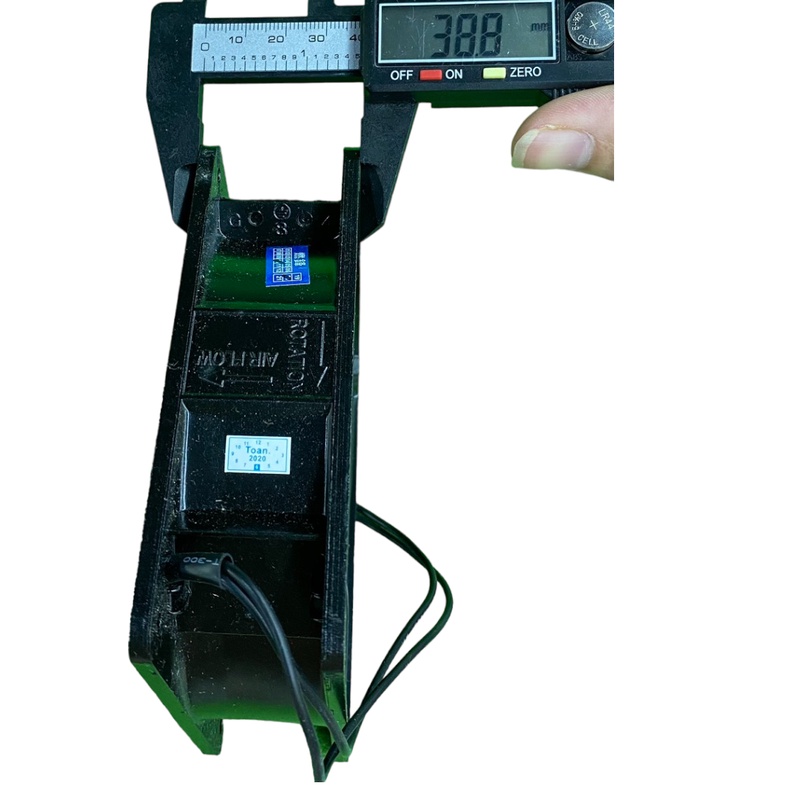 Quạt Hút Mùi, Quạt tản nhiệt Thông Gió EAZZING 220V 12x12x3.8cm - LinhKien HD