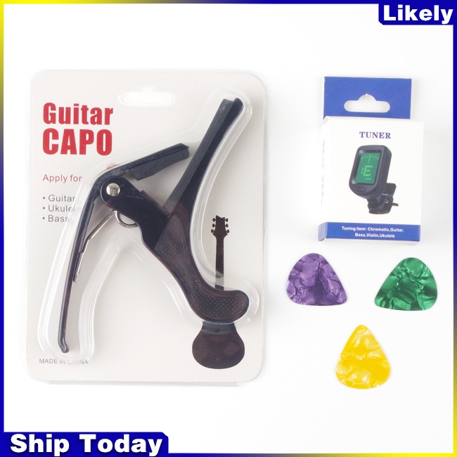 1 Bộ Capo Đàn Guitar Nhỏ Gọn Tiện Dụng Cho Người Mới Bắt Đầu P8