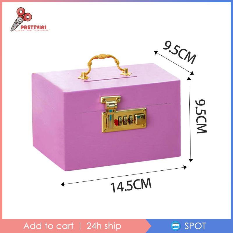 [Prettyia1] Hộp Đựng Tiền Tiết Kiệm Phong Cách Vintage Nhỏ Gọn Tuyệt Vời Dành Cho Bé Trai