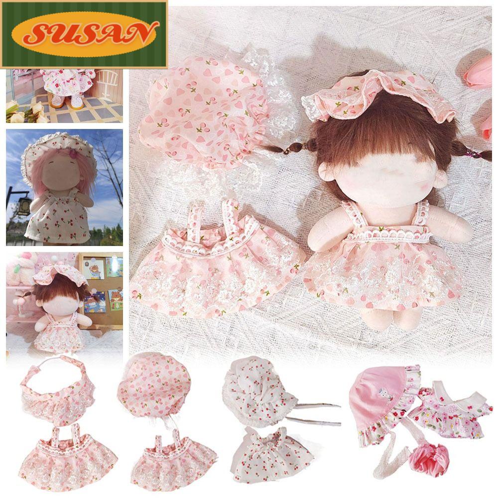 Đầm Hoa Xinh Xắn Thay Thế Cho Búp Bê 20CM