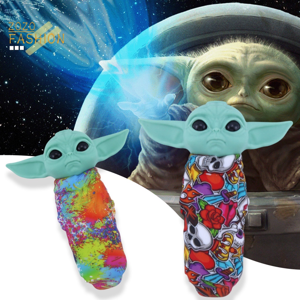 Mô Hình Nhân Vật Người Ngoài Hành Tinh Mandalorian Bằng Silicone