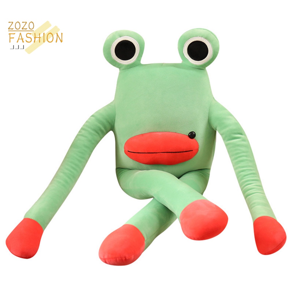 Đồ chơi nhồi bông Hình Ếch Hoạt Hình Bằng Cotton PP Mềm Mại