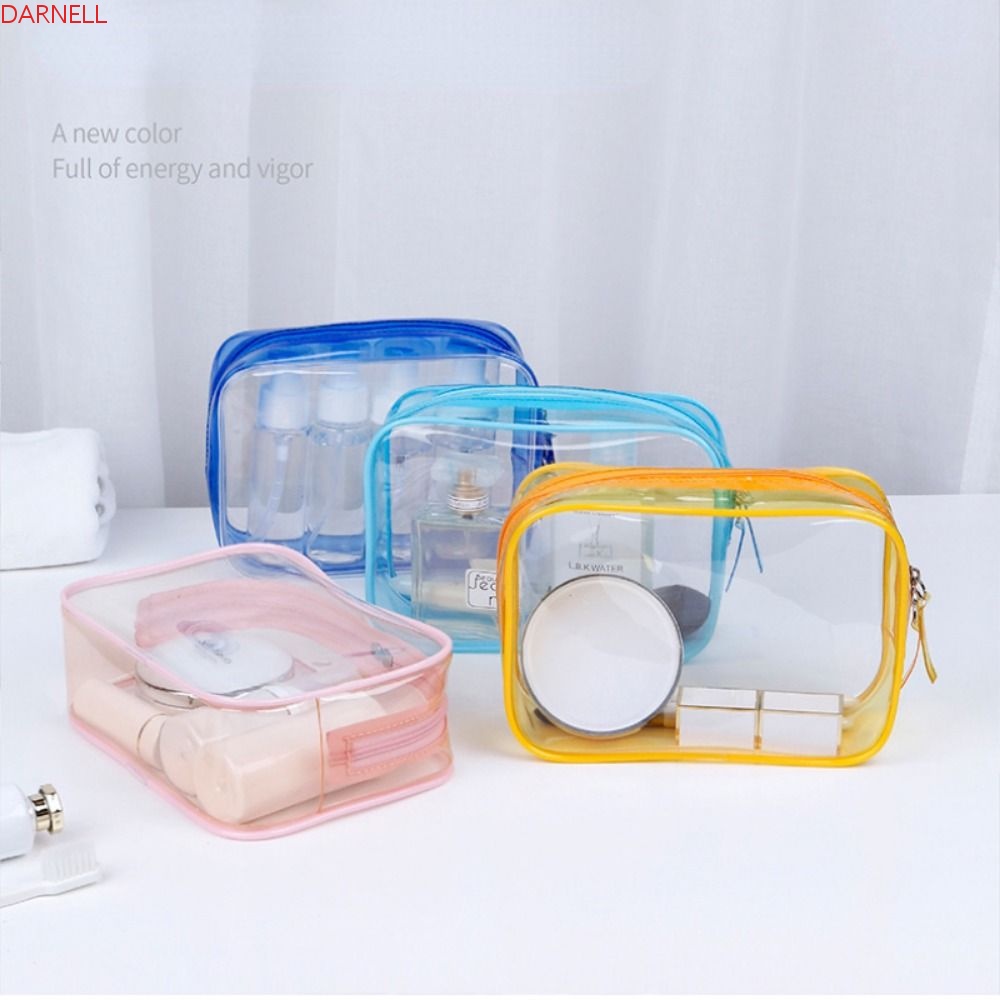Túi Đựng Mỹ Phẩm Cỡ Lớn Màu Sắc Xinh Xắn Tiện Dụng