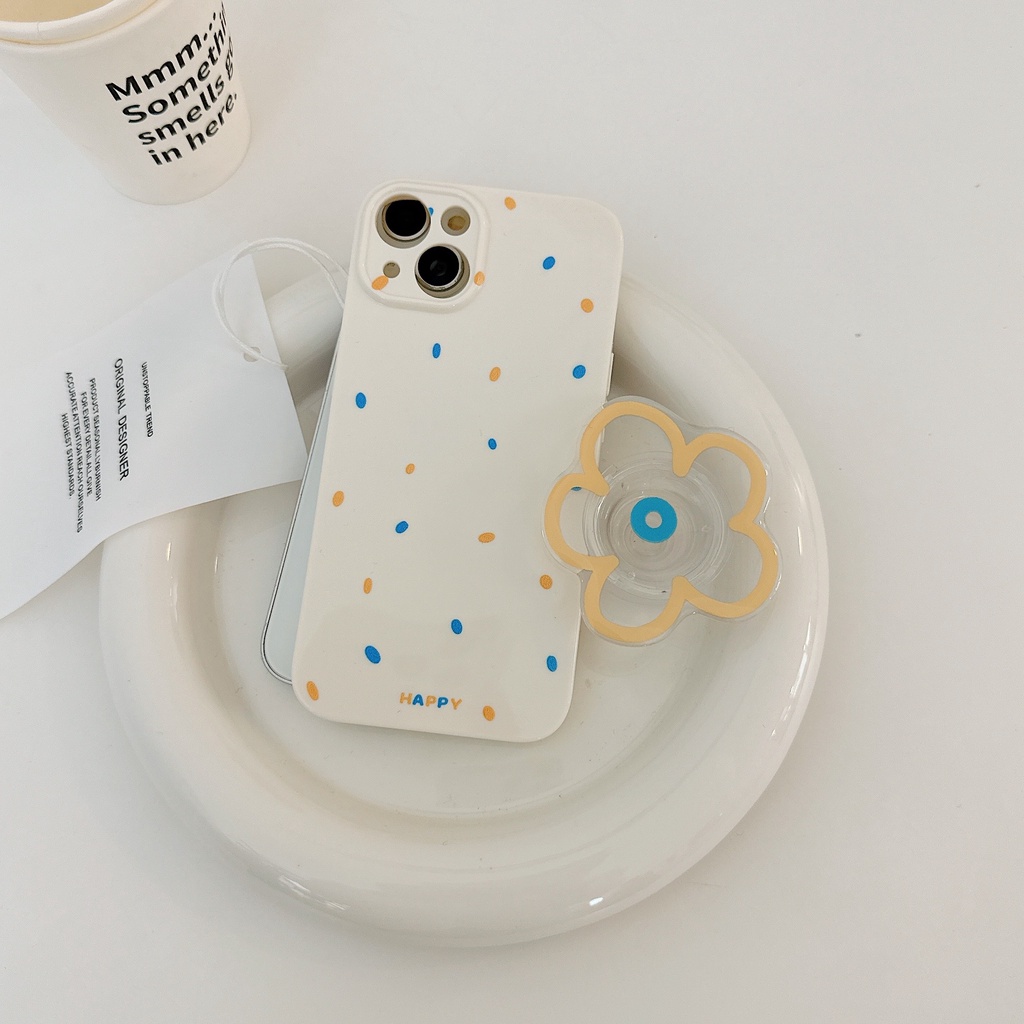 Ốp Điện Thoại TPU Silicon Chống Sốc Họa Tiết Bông Hoa Nhỏ Xinh Cho iPhone 13 12 11 Pro Max 14 Plus