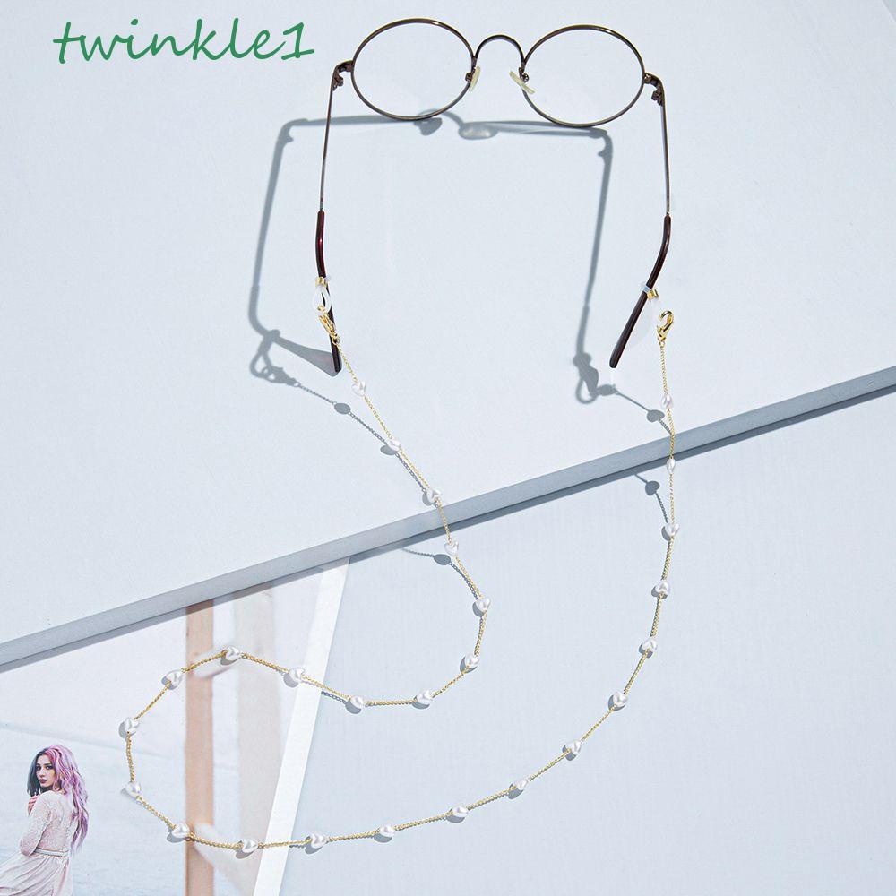 Dây Đeo Mắt Kính Chống Thất Lạc Bằng Kim Loại Hình Ngôi Sao Lấp Lánh Cho Nữ
