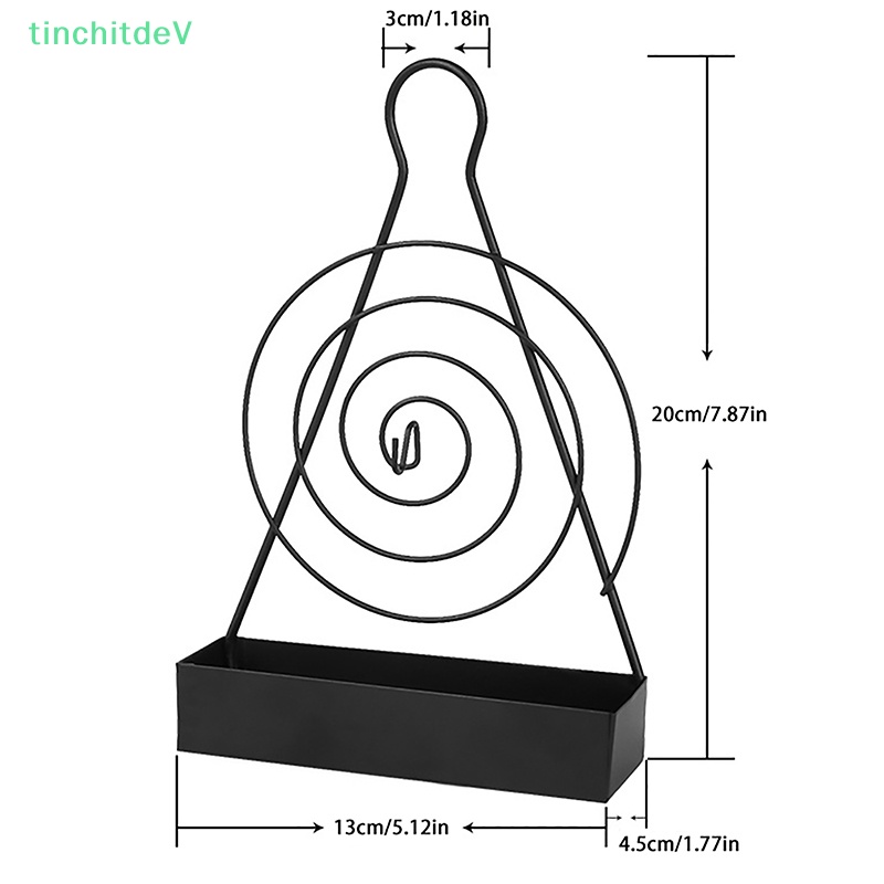 Hộp Đốt Nhang Muỗi Bằng Thiếc Di Động Tiện Dụng Cho Gia Đình / Sân Vườn