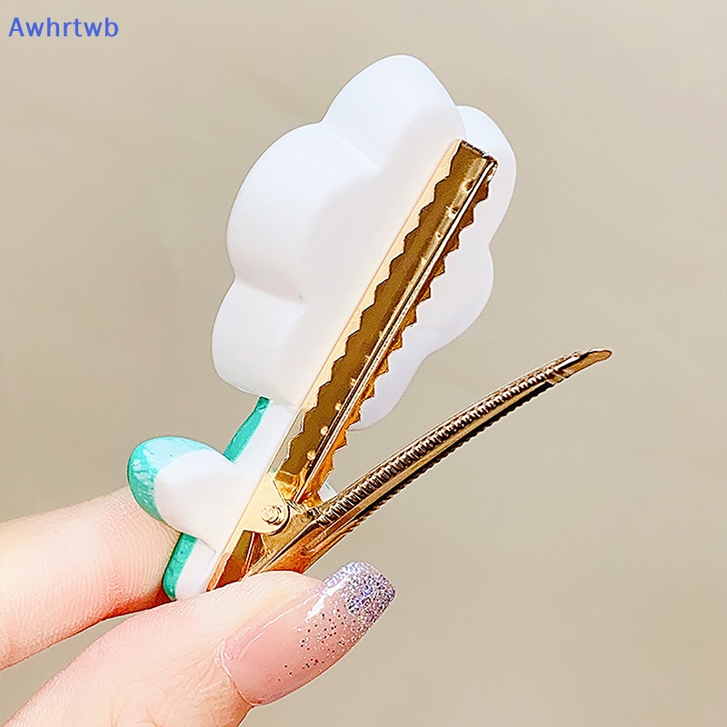 Kẹp Tóc Hình Bông Hoa Màu Kẹo Dễ Thương Thời Trang Mùa Hè Cho Bạn Gái Mới