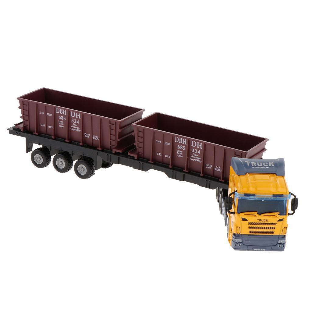 Đồ Chơi Xe Tải Màu Vàng Với Tỷ Lệ 1: 48