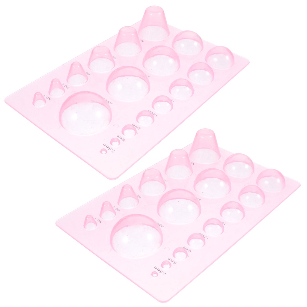 Set 2 Khuôn Nhựa Làm Giấy Quilling Mini