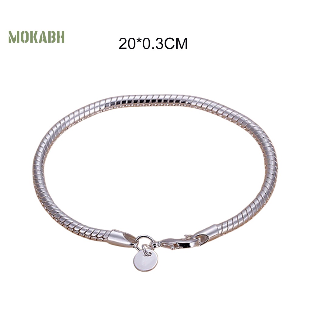 Vòng Tay Mạ Bạc Lấp Lánh Thời Trang Dự Tiệc Cho Nữ