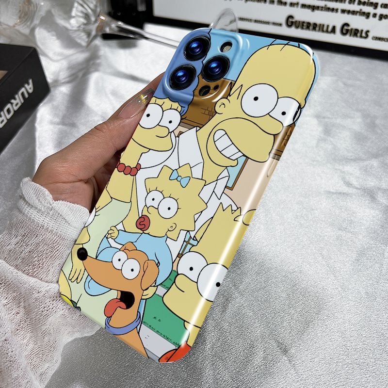Ốp Điện Thoại Cứng Họa Tiết Simpson 11 / / YQH5 Cho Iphone14promax13 / 812 XR