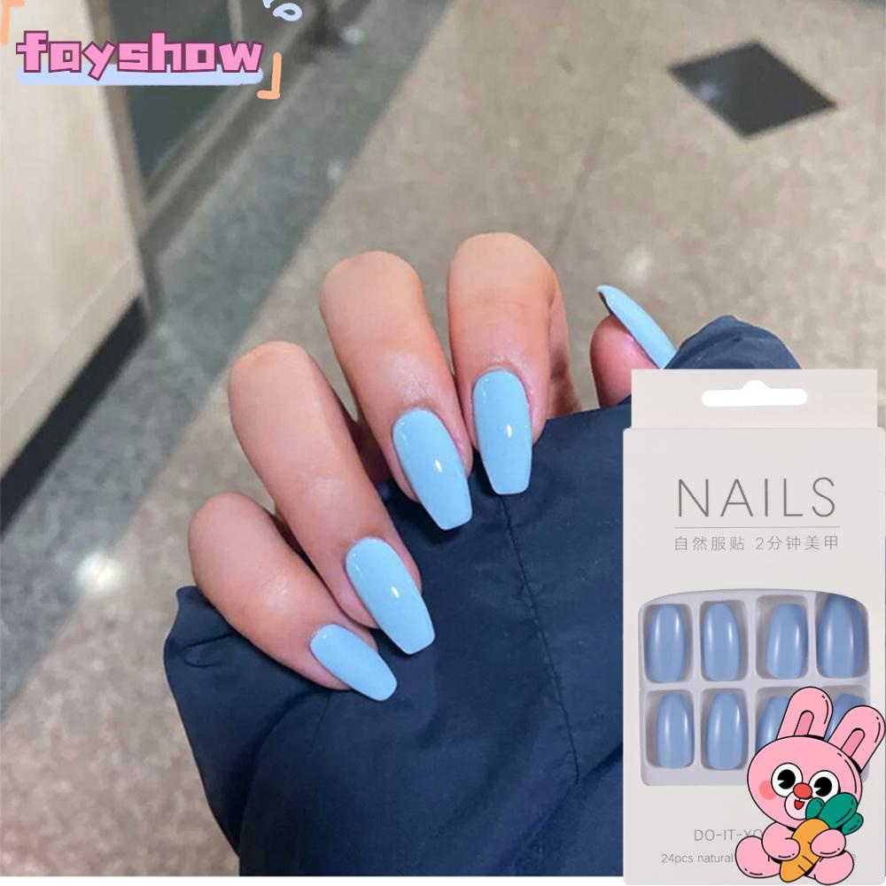 Hộp 24 Móng Tay Giả Thời Trang Cho Nữ