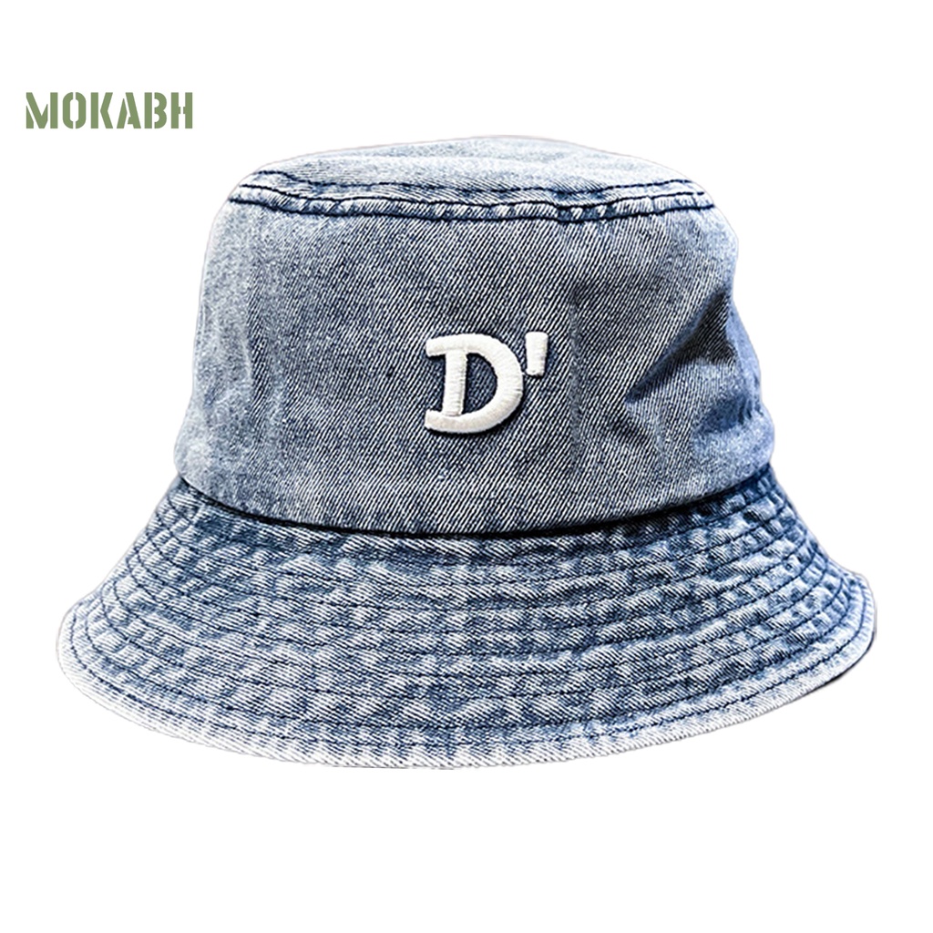 Nón Bucket Tròn In Chữ Phẳng Chống Nắng Chống Gió Sâu Vành Rộng Phong Cách Hip Hop Mùa Hè Cho Nam Và Nữ