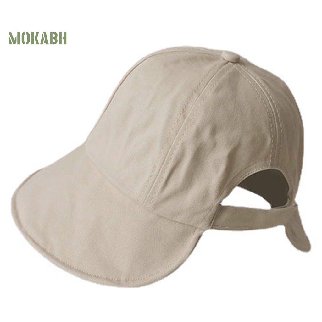 Nón Chống Nắng Thoáng Khí Chống Tia UV Màu Sắc Trơn Có Thể Điều Chỉnh Dành Cho Nữ