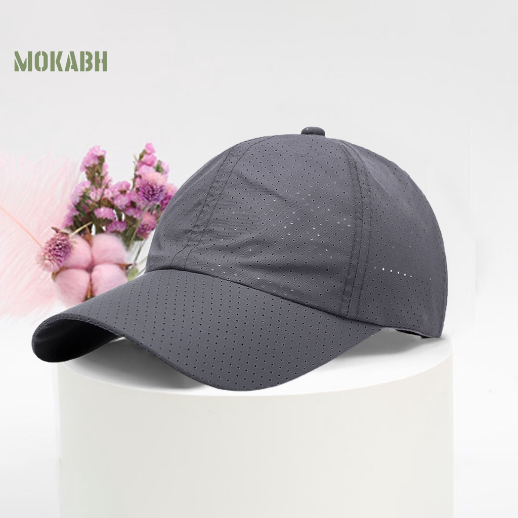 Mũ Lưỡi Trai Bằng Lưới Mềm Mại Màu Trơn Thời Trang Mùa Hè