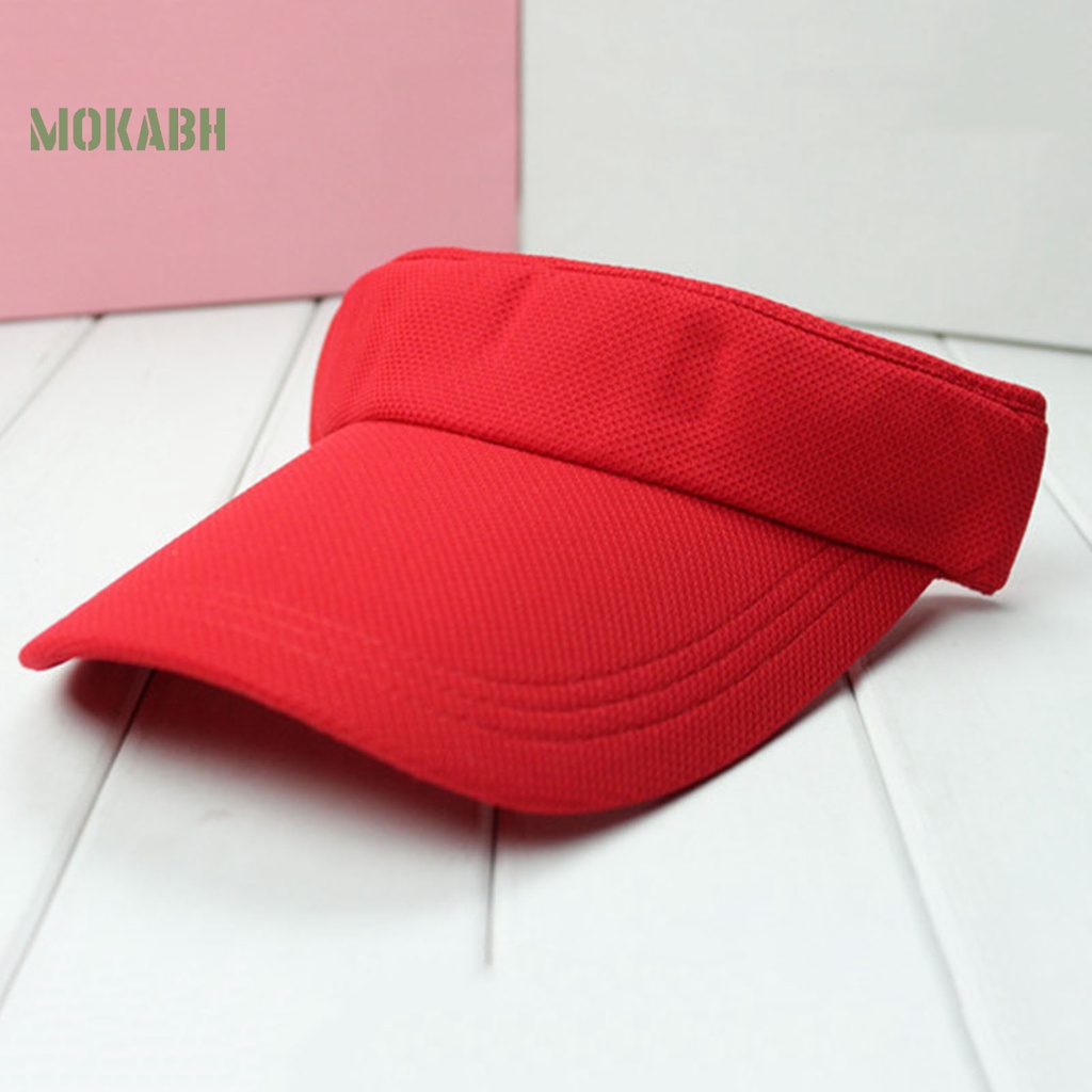 [Mok Abh] Mũ Lưỡi Trai Nửa Đầu Chống Nắng Không Chóp Thời Trang Cho Nam Và Nữ