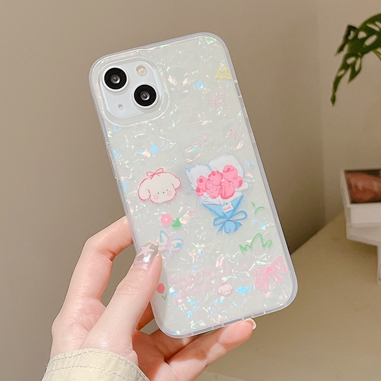 Ốp Điện Thoại TPU Chống Sốc Hai Lớp In Hình Cún Cho iPhone 14 Pro Max 13 13pro 13prm 11 11pro 14plus 12Pro Max