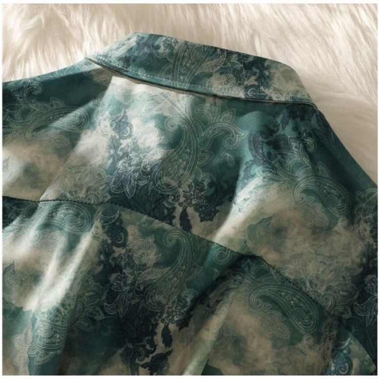 Áo Sơ Mi Tay Ngắn Dáng Rộng Plus Size M-8XL Thời Trang Đi Biển Cao Cấp Cho Nam