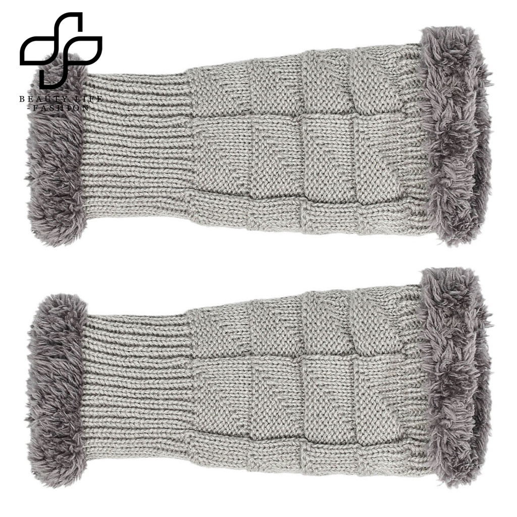 1 Đôi Găng Tay Hở Ngón Chống Gió Mùa Đông Màu Trơn