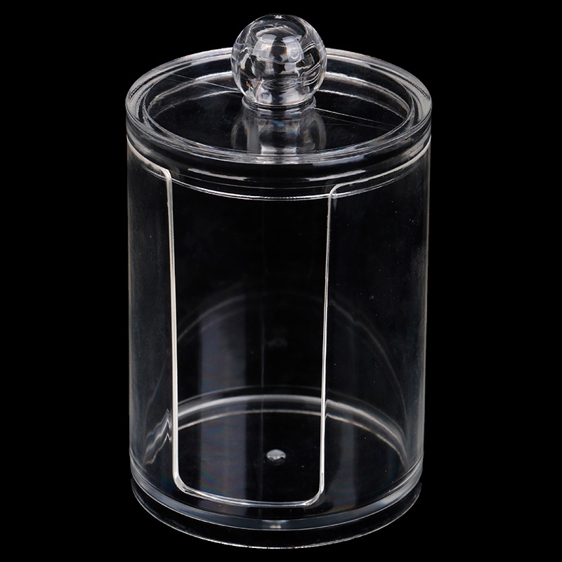 Bigapple 1 Hộp Acrylic Trong Suốt Đựng Bông Tăm Trang Điểm RDG