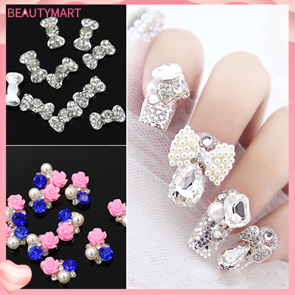 Bộ 10 Hạt Kim Cương Giả Lấp Lánh Đa Năng Trang Trí Móng Tay Nghệ Thuật