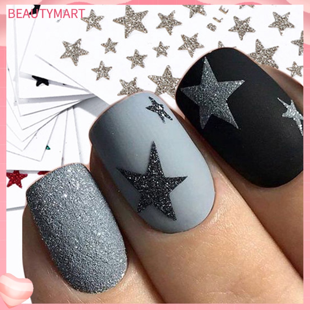 Miếng Dán Trang Trí Móng Tay 3D Lấp Lánh Dành Cho Nữ