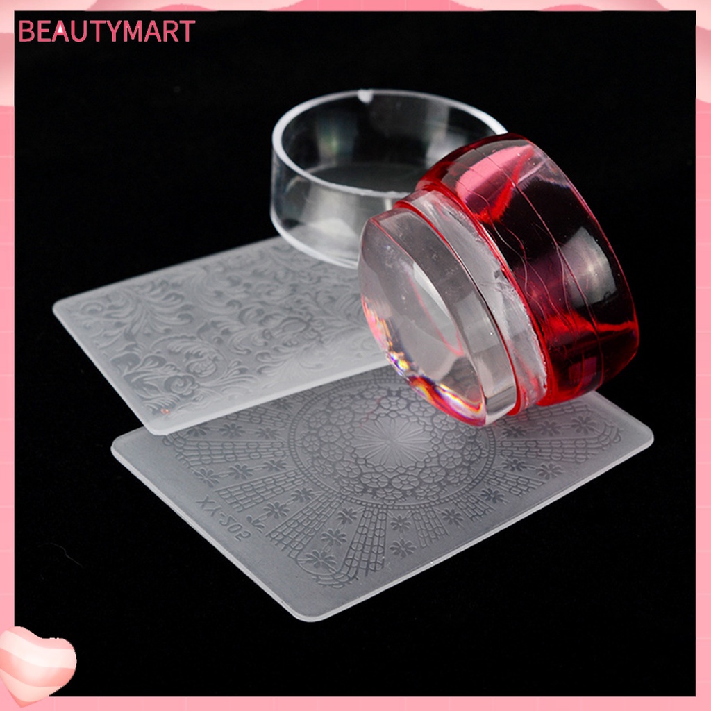 Dụng Cụ Đóng Dấu Trang Trí Móng Tay Nghệ Thuật Tái Sử Dụng Tiện Lợi